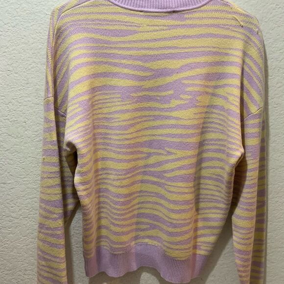 WAYF Way Sweaters Vincent Intarsia Sweater  Size S NWT $80 - Picture 7 of 10